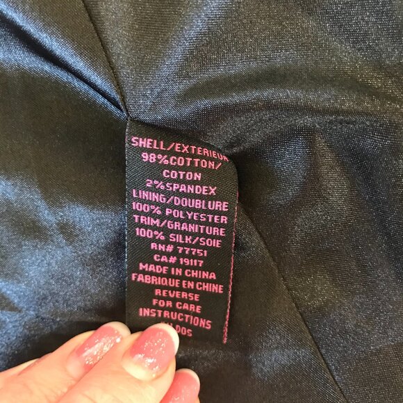 Betsey Johnson double-breasted dress coat, size 6 - Picture 7 of 9